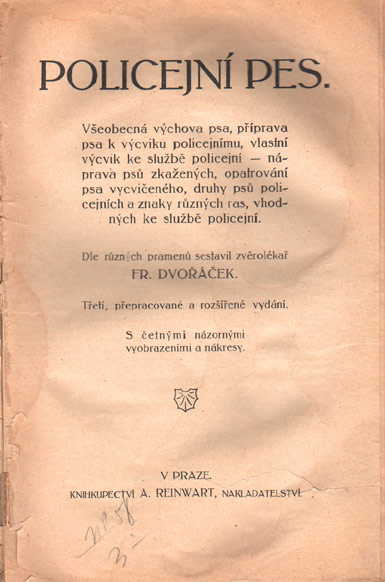 Policejní pes - titulní stránka Policejní pes - titulní stránka